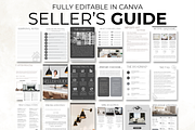 Editable Seller Guide Canva Template, a Marketing Template by Digital By Nikoleta (Thumbnail 1 of 11)