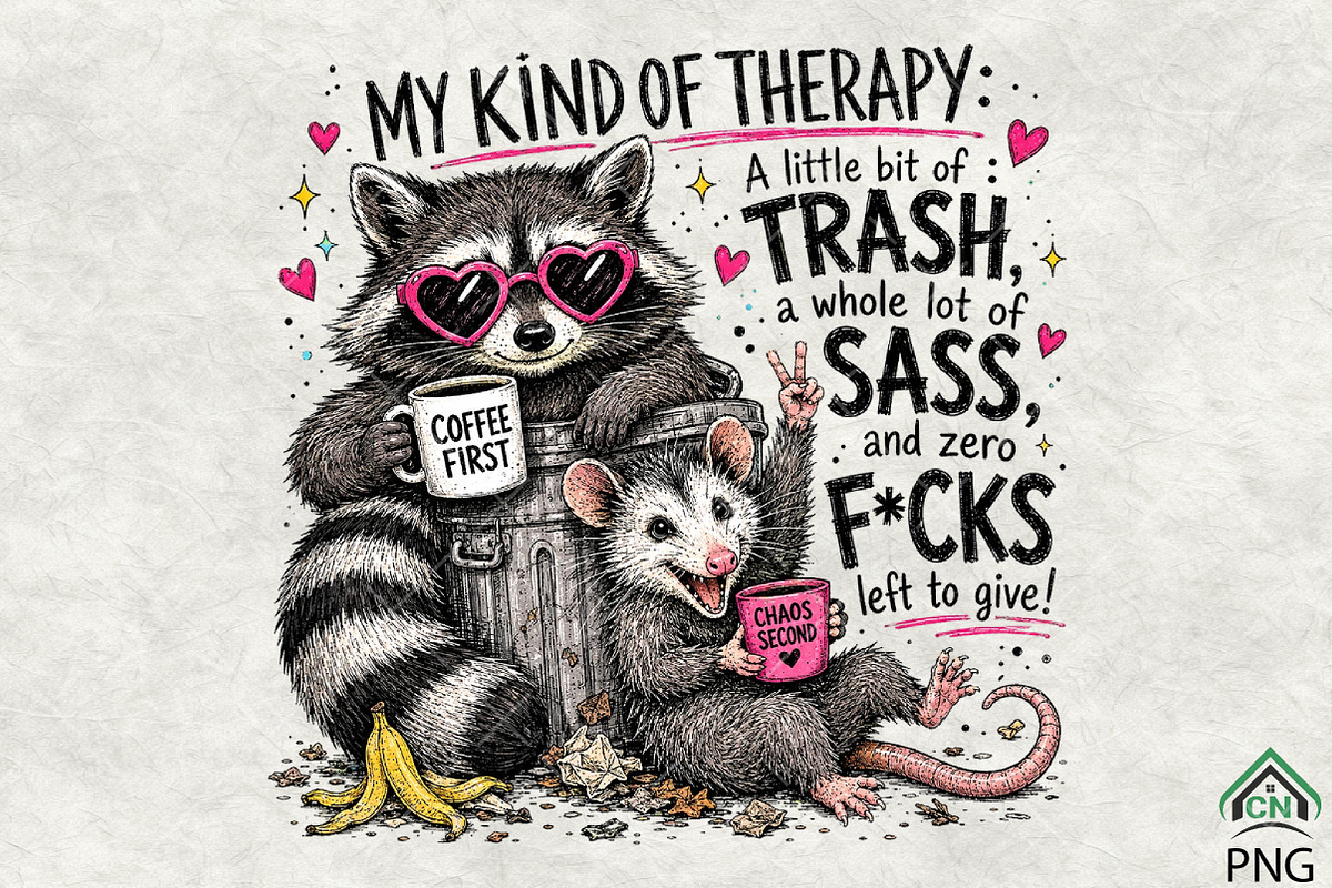 My Kind of Therapy PNG, a Seasonal Illustration by Craft Nest (Photo 1 of 5)