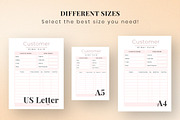 Customer Order Form Printable, a Templates & Theme by Snapybiz (Thumbnail 2 of 3)
