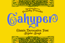 Cahyper Decorative Typeface