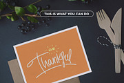 Fall Greeting Card MockUp, a Print Template by tomodachi studio (Thumbnail 3 of 3)