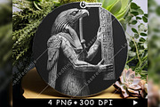 Horus Egyptian God Eagle Head Falcon, a Background Graphic by LaseredNinja (Thumbnail 7 of 7)