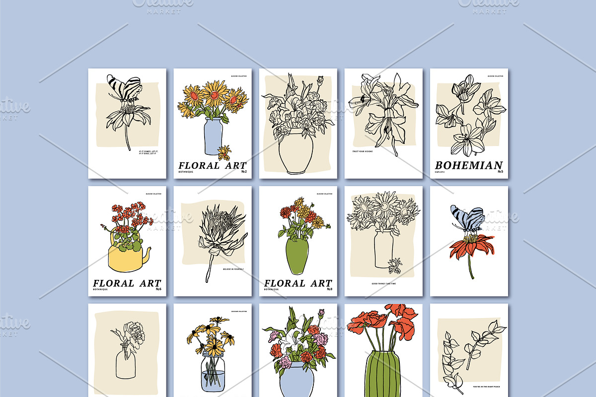 Art posters. Blossom collection, a Poster Template by oxygen_8 (Photo 10 of 10)