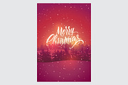 Calligraphic vector Christmas cards., a Seasonal Illustration by PoPaShop (Thumbnail 4 of 6)
