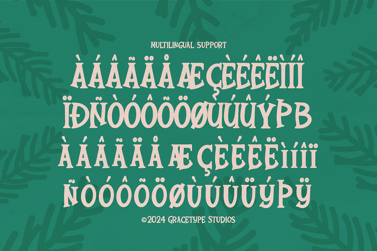 Jingle Cheer | Hand Drawn Festive, a Handwritten Font by gracetype_studio (Photo 11 of 12)