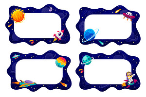 Border Frames, Space Landscape