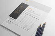 Business Invoice Template, a Stationery Template by Gabellare (Thumbnail 1 of 4)