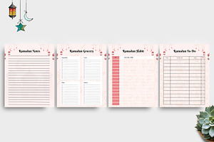 Ramadan Printable Canva Planner