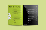 Minimalist Impact Report Template, a Brochure Template by fakhroo (Thumbnail 4 of 9)