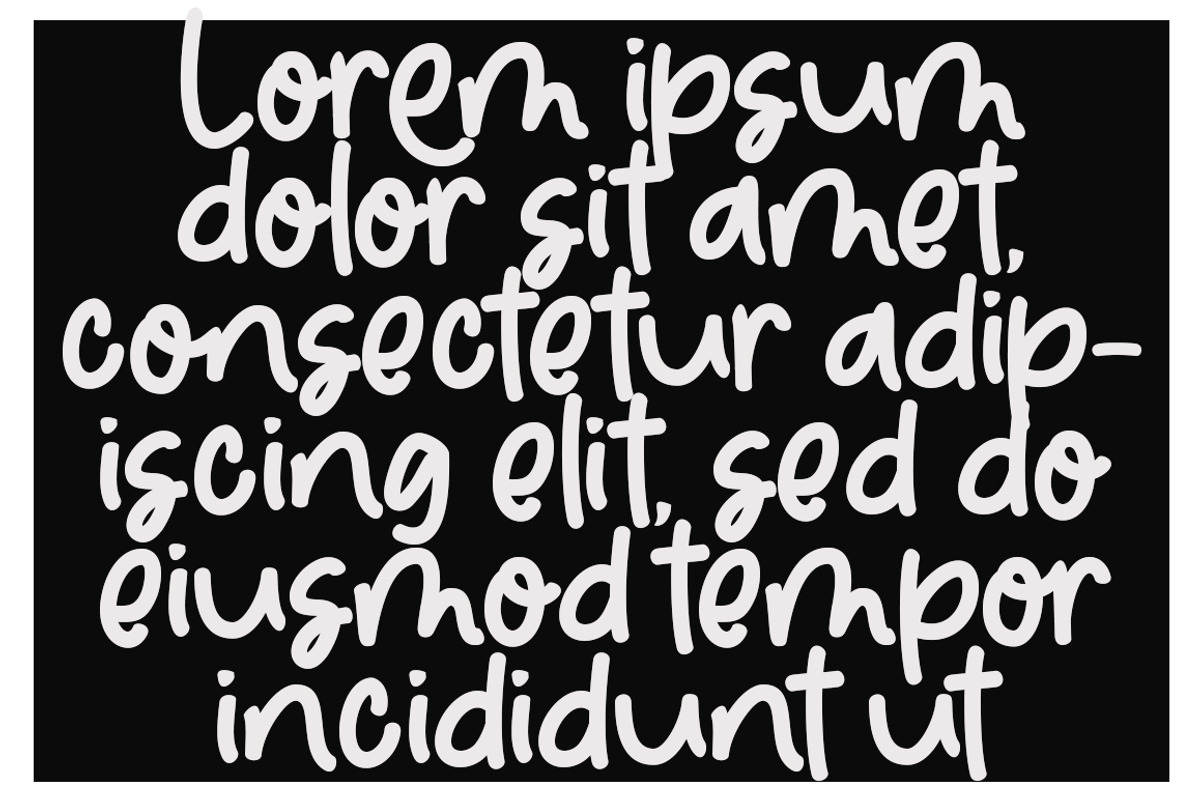 Real Delight handwritten font, a Script Font by akrtype (Photo 4 of 7)