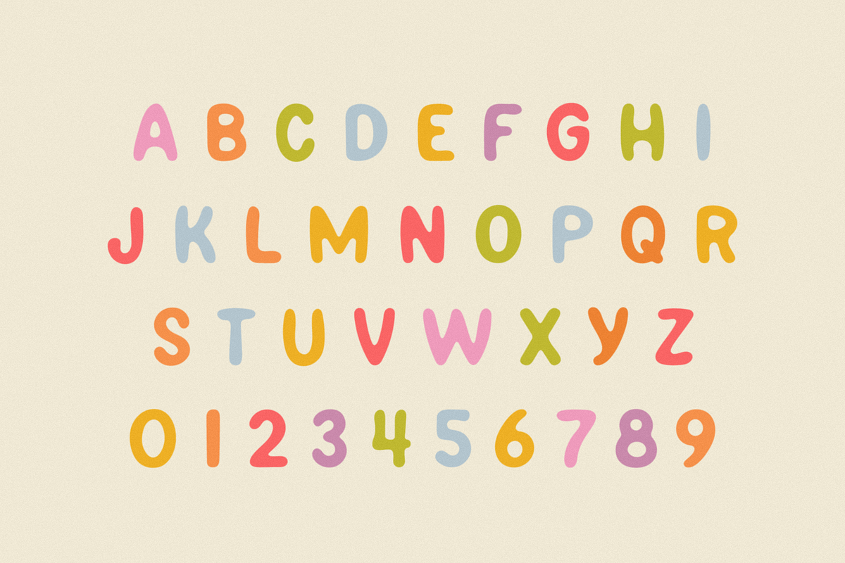 Shrimpy: Font + Graphics, a Sans Serif Font by Bruised Goods (Photo 13 of 15)