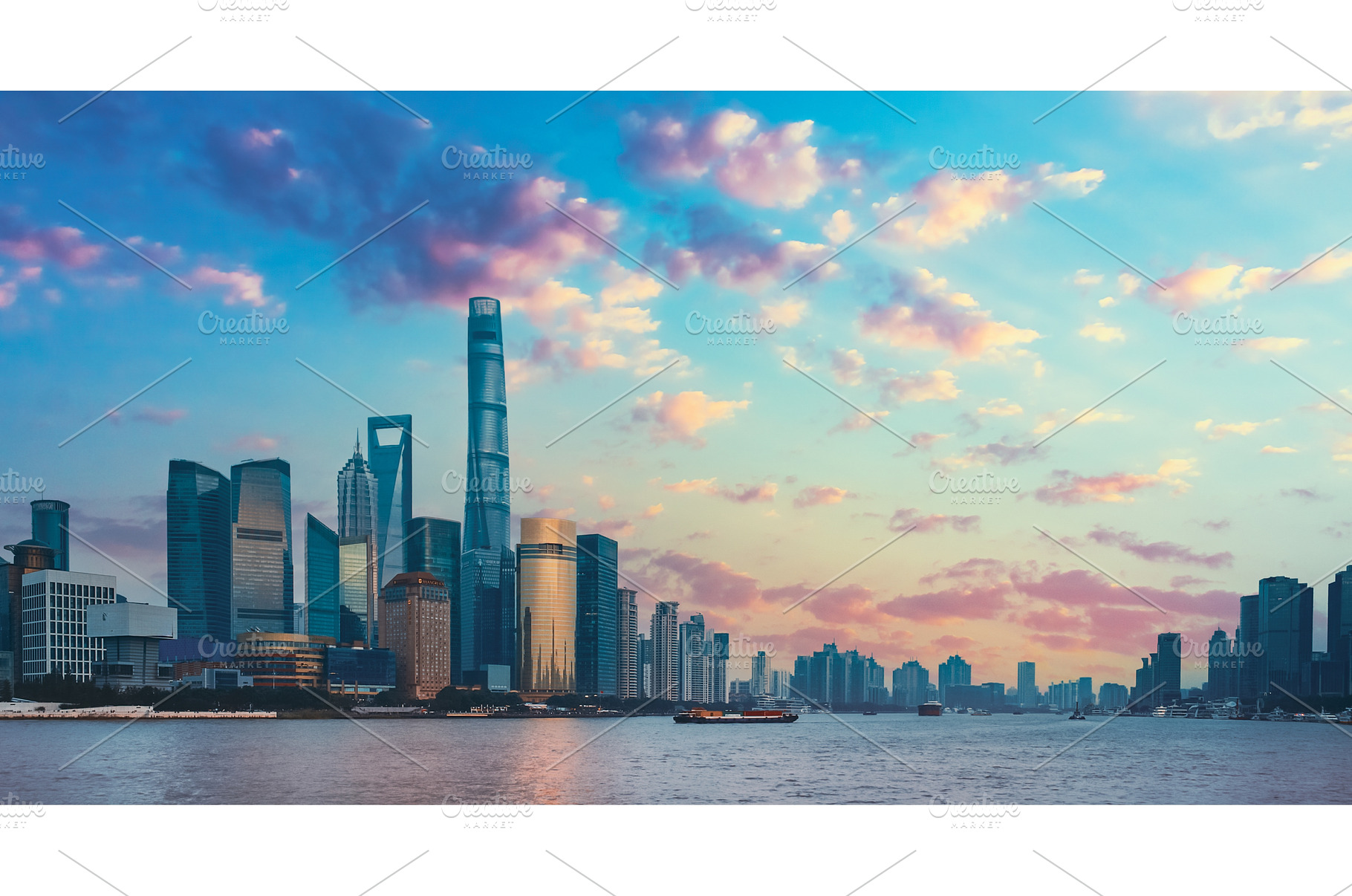Stunning Skyline View of Shanghai's, an Architecture Photo by Our Amazing World