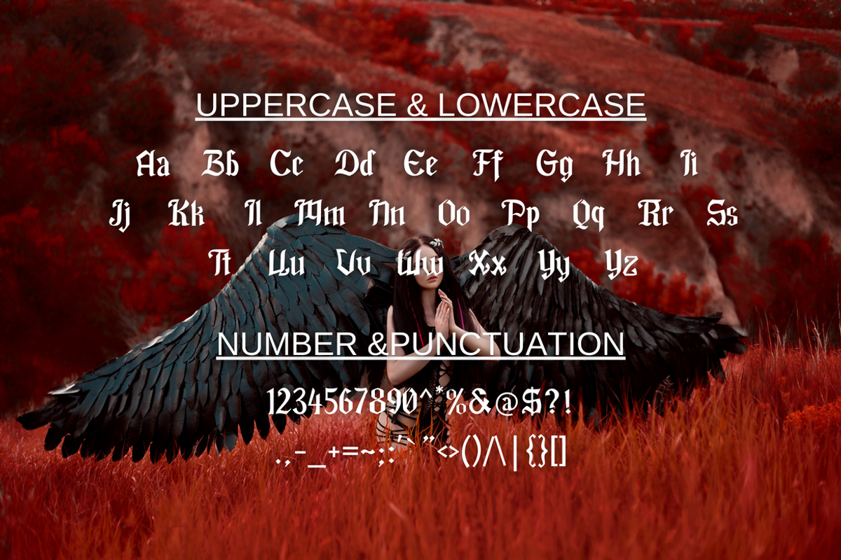 Gang Rebel | Blackletter, a Blackletter Font by filosovis (Photo 2 of 5)