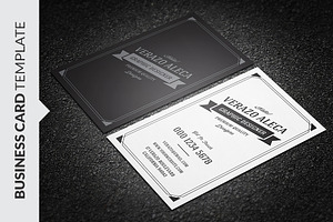 Retro Vintage Business Card Template