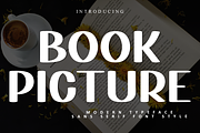 Book Picture, a Script Font by FreshTypeINK (Thumbnail 1 of 8)