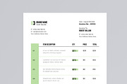 Invoice Design Layout, a Stationery Template by MightyDesign (Thumbnail 2 of 7)