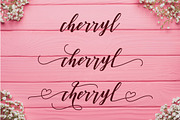 Daniesha - Romantic Font Script, a Script Font by Masanis (Thumbnail 6 of 11)