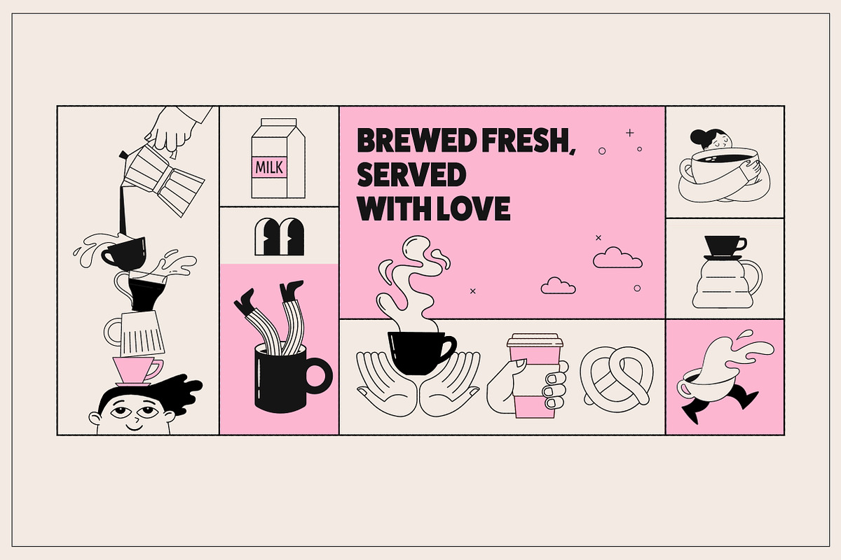 Coffee-Inspired Doodle Collection, an Object Graphic by Marish (Photo 8 of 8)