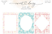 Watercolor Daisy Clipart Floral Card, a Decorative Illustration by Essem Creatives (Thumbnail 3 of 5)