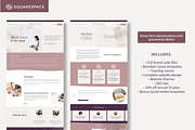 Squarespace 7.1 Feminine Template, a Templates & Theme by Finicky Fox Design (Thumbnail 2 of 7)