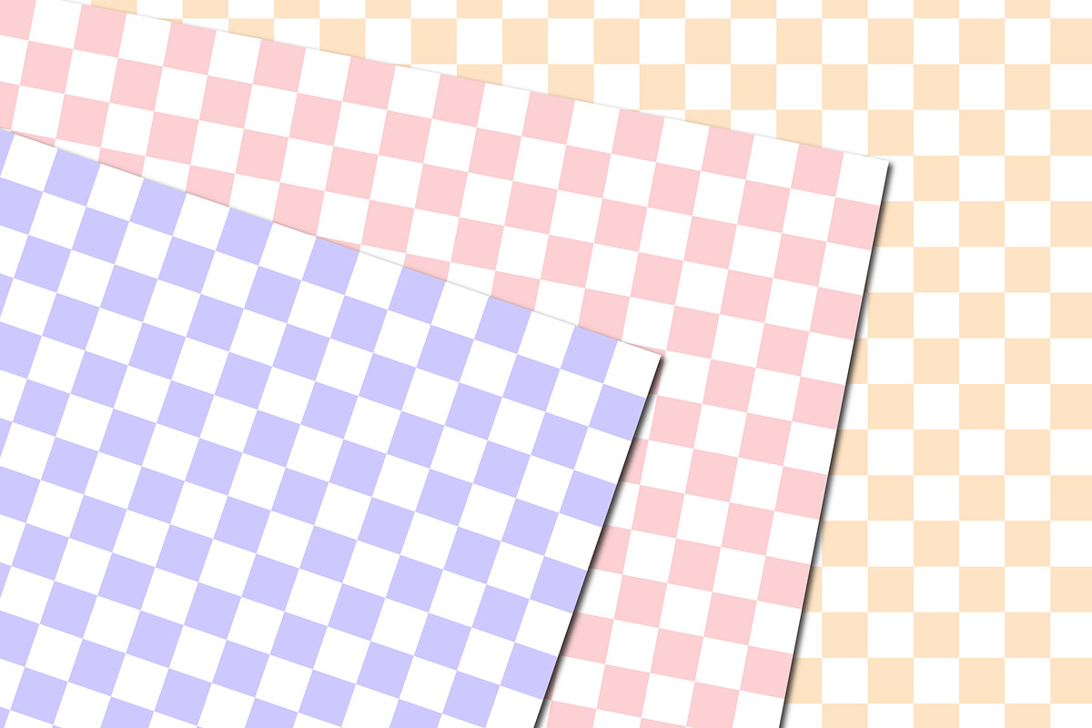 Summer Checkerboard Patterns, a Pattern Graphic by Patterns for Dessert (Photo 2 of 5)