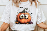Whimsical Halloween Pumpkin Clipart, a Seasonal Illustration by Canvas Craft (Thumbnail 6 of 10)