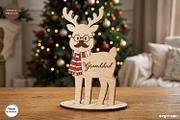 Christmas Reindeer Family SVG Bundle, a Decorative Illustration by svgocean (Thumbnail 12 of 13)