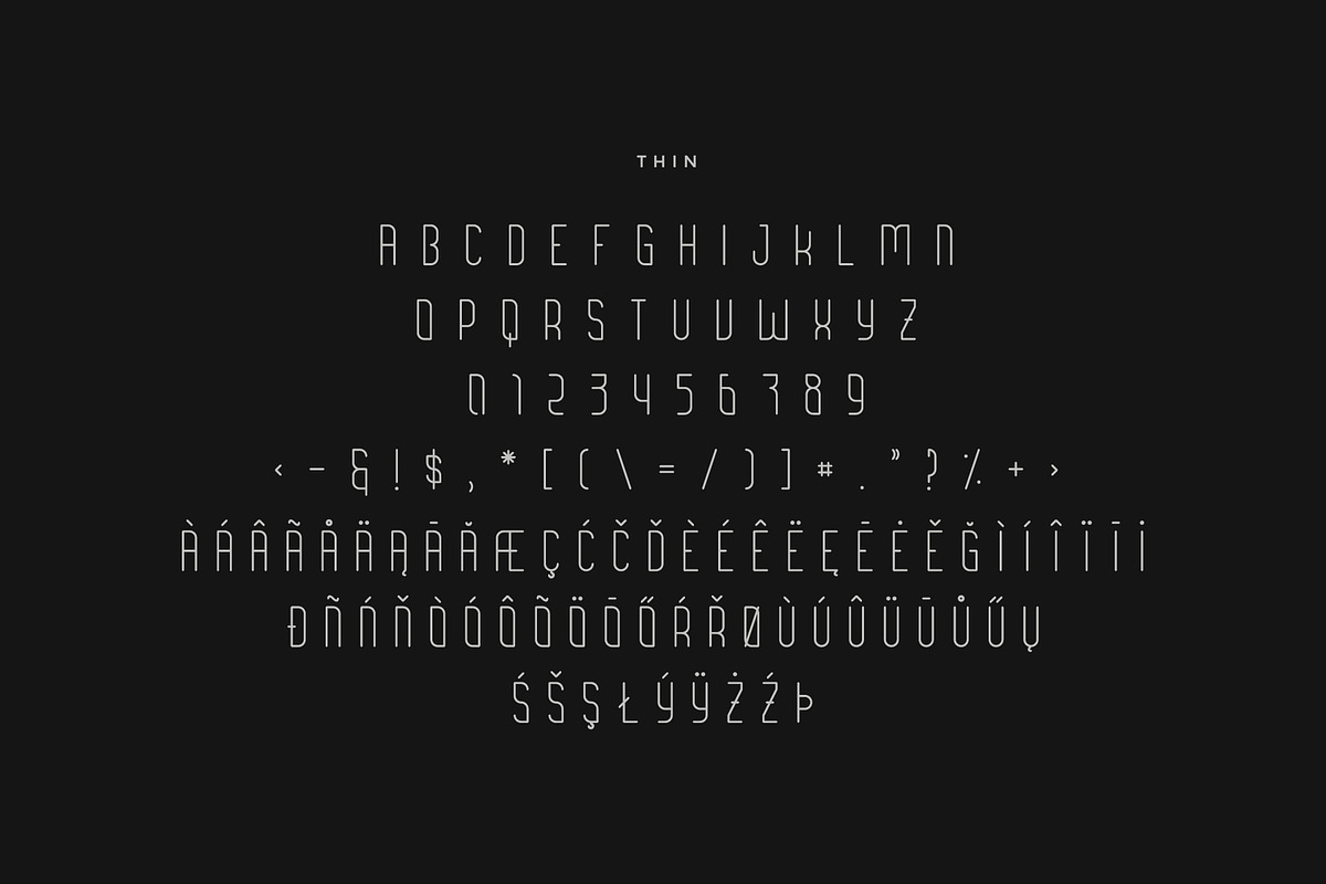 Brengkel - Condensed Font preview 4