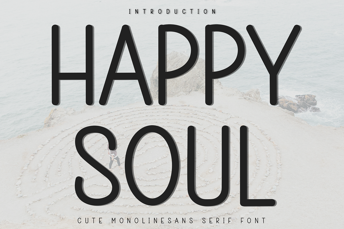 Happy Soul, a Script Font by InermediaSTUDIO (Photo 1 of 8)