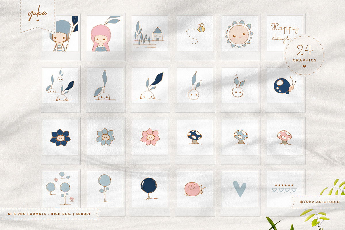 Baby Gardeners, an Animal Illustration by Yuka Baby (Photo 3 of 8)