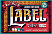 Old Fashioned Label Collections Vol., a Branding & Logo Template by Goodwheel Studio (Thumbnail 1 of 8)