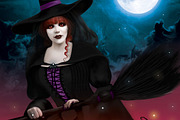 Halloween Witches Party Flyer, a Flyer Template by Ade Concept (Thumbnail 5 of 5)