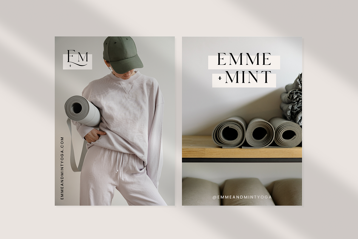 3-in-1 Yoga & Wellness Canva Bundle, a Templates & Theme by Erin Cassidy (Photo 17 of 26)