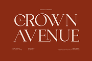 Crown Avenue, a Serif Font by zaaintype (Thumbnail 10 of 10)