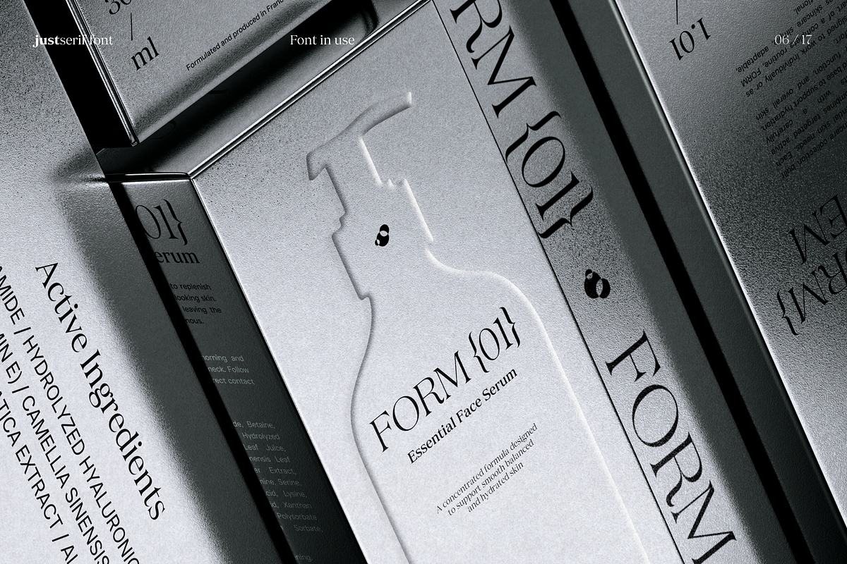 JUST Serif Modern Editorial Typeface, a Serif Font by JUST Creative (Photo 6 of 17)