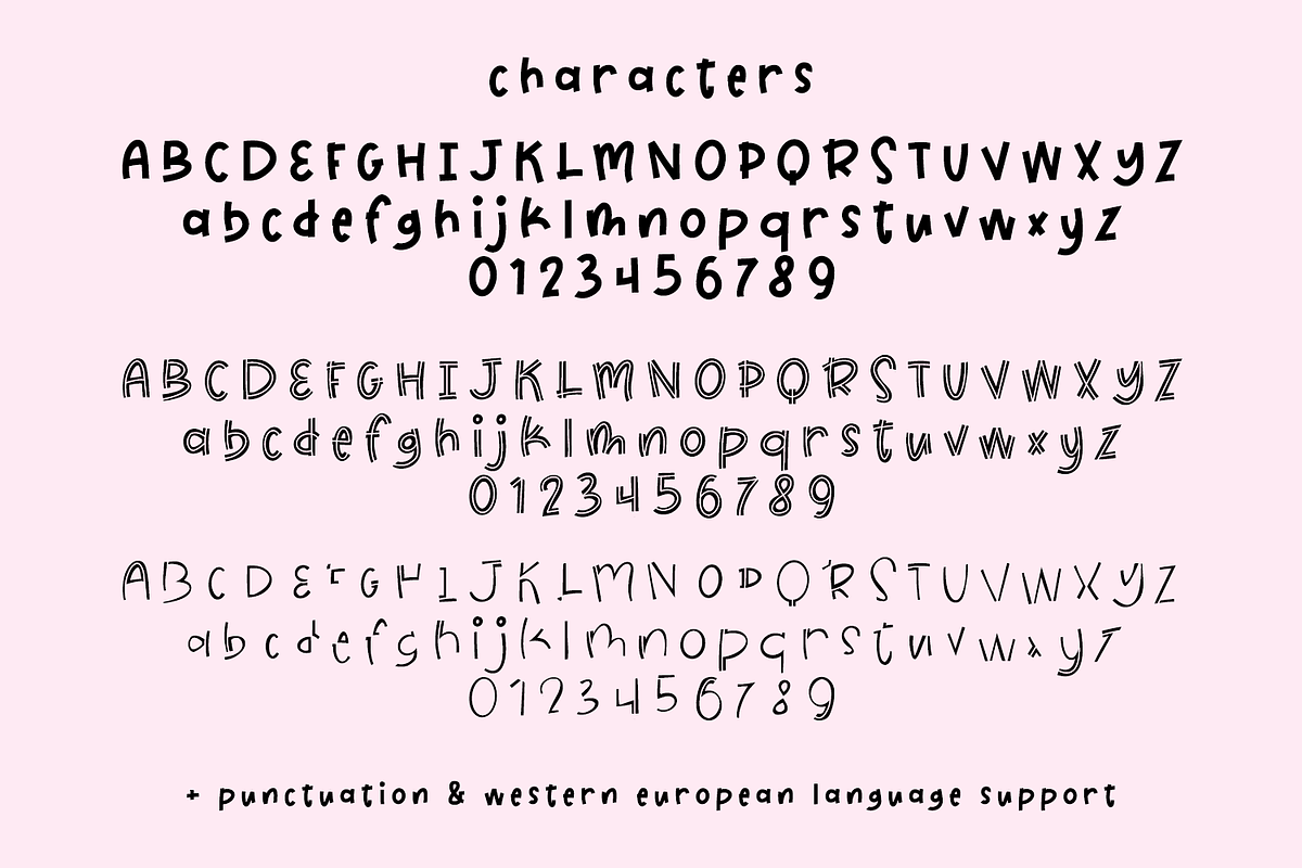 Joyful Joyful Sans, a Handwritten Font by Beck McCormick (Photo 11 of 11)