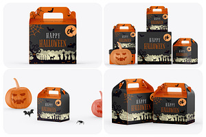 Halloween Box Mockups
