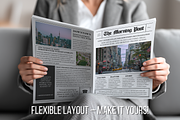 Vintage Newspaper Template, a Magazine Template by ZoloDesignHub (Thumbnail 2 of 10)