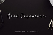 Gost Signature - Handwritten Font, a Handwritten Font by Mightyfire (Thumbnail 1 of 5)