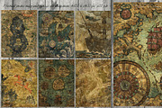 Old Pirate Maps Bundle, a Transportation Illustration by Samiramay (Thumbnail 2 of 5)