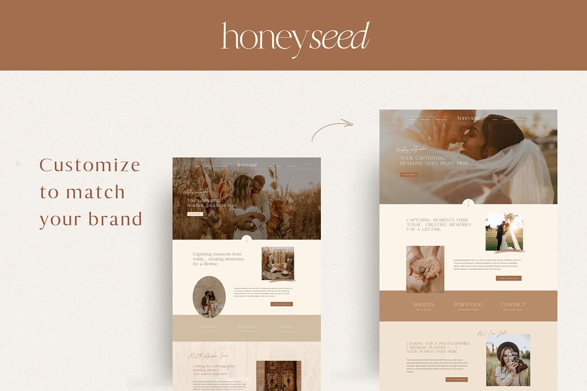 Boho Showit Website Template, a Websites & App Template by Wonderlik Webdesign (Photo 3 of 4)