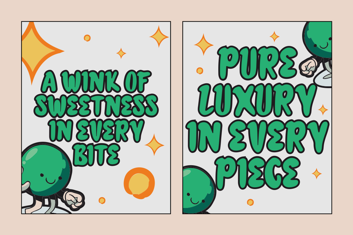 Candy Form Display Font, a Font by PutraCetol Studio (Photo 3 of 5)