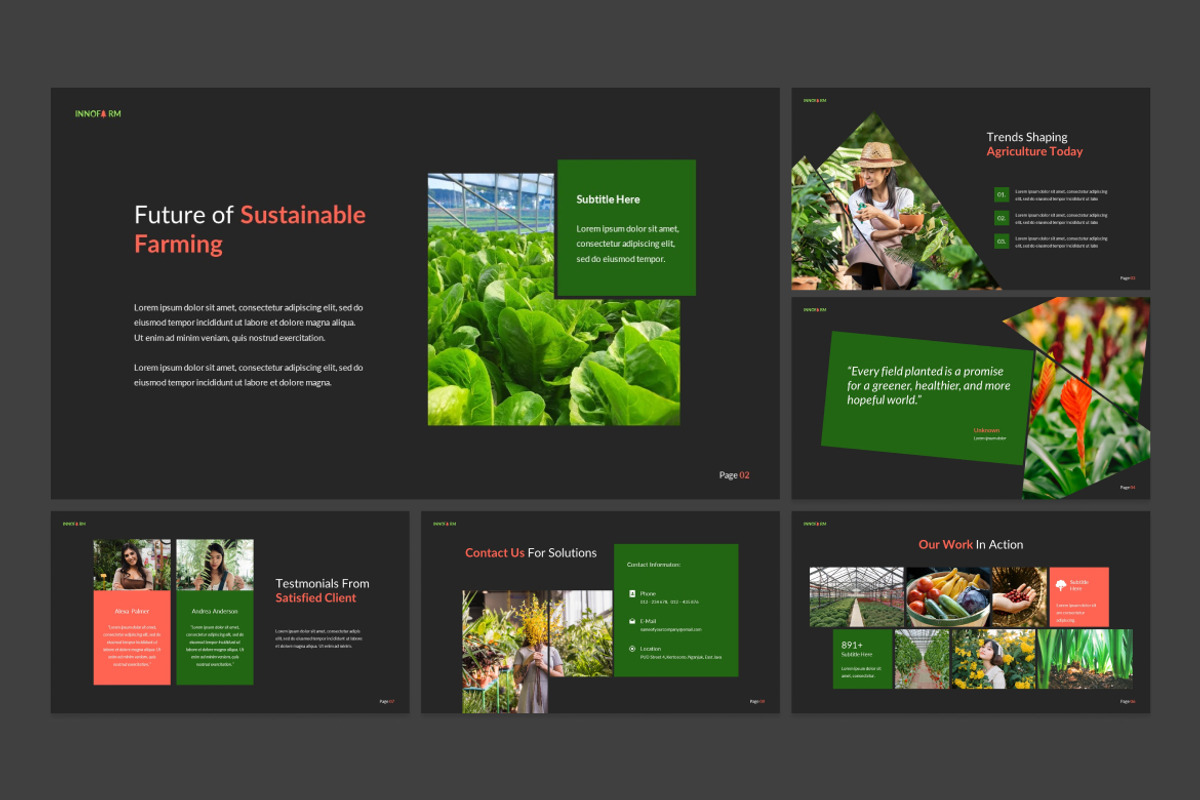 Agriculture Presentation Slides, a Presentation Template by Antstheme (Photo 2 of 3)