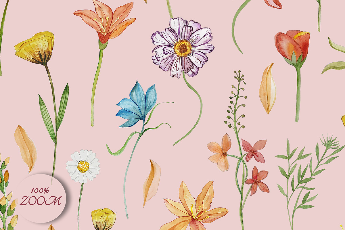 Luxe Floret Prints & Patterns, a Pattern Graphic by GND ART STUDIO (Photo 8 of 8)