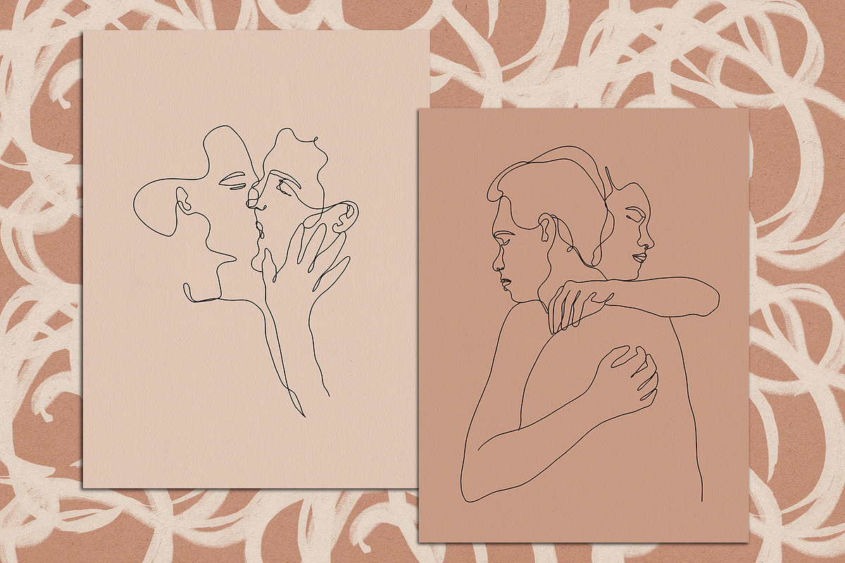 Only Love Line Art Posters, a Decorative Illustration by Miracles Everywhere (Photo 2 of 6)