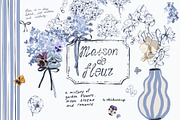 Cottage Core PNG Florals Bundle, a Decorative Illustration by whiteheartdesign (Thumbnail 2 of 48)