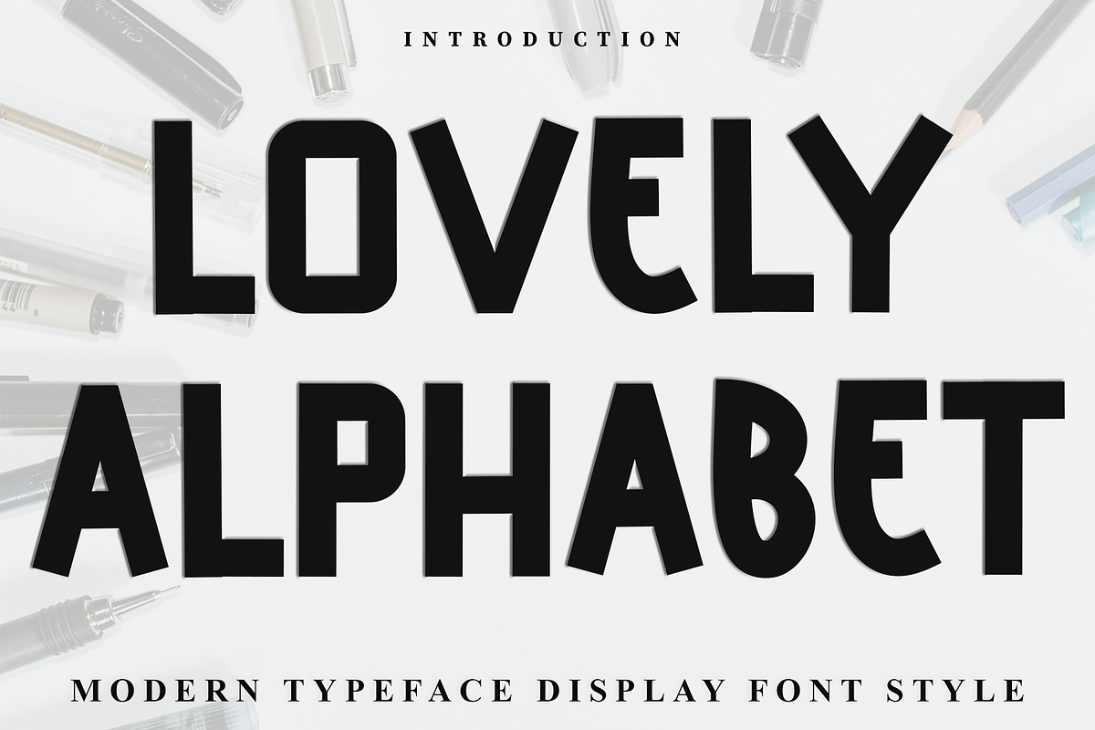 Lovely Alphabet, a Script Font by InermediaSTUDIO (Photo 1 of 8)