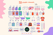Sale Season Graphics & Patterns, an Object Graphic by Olya Haifisch (Thumbnail 3 of 16)