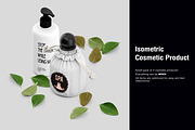 Isometric Cosmetic Product Mock-up, a Packaging Mockup by IsometricWorld (Thumbnail 2 of 5)