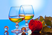Composition roses wine in glass, a Food & Drink Photo by RGdesign (Thumbnail 2 of 2)